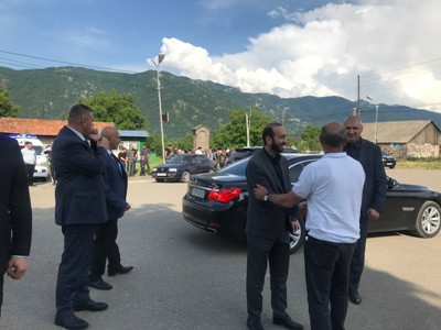 Armenia Parliament Speaker also attending ruling party's campaign meeting in Odzun (PHOTO)
