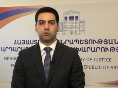 Armenia acting justice minister expresses gratitude to US for supporting government's reforms agenda