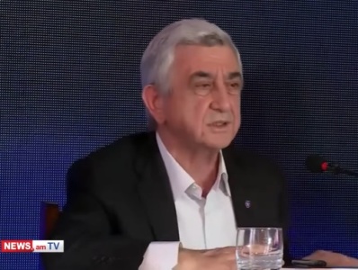Armenia 3rd President on Nikol Pashinyan: People look at him and say 'greetings, son of a b**ch'