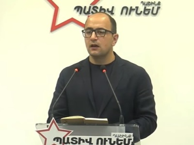 "I Have the Honor" bloc: Armenian Public Television's actions show that bloc's rating is growing