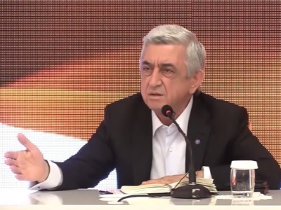 Serzh Sargsyan: It's impossible to live normally and be protected in this region without a combat-ready army