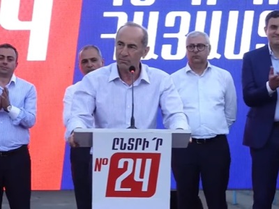 Armenia 2nd President says he doesn't see himself as a member of the opposition