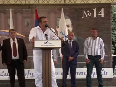 Opposition Prosperous Armenia Party leader says border security is primary issue for Armenians