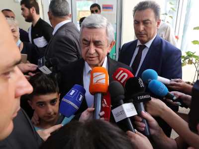 Armenia ex-President Sargsyan: Our most important task is to unite a divided society