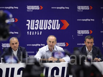 Robert Kocharyan: 'Armenia' bloc is the one calling the shots