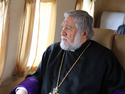 Catholicos of Armenian Catholicosate of Great House of Cilicia to head for Vatican