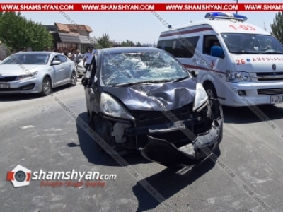 Վրաերթ-ավտովթար Կոտայքի մարզում. Honda-ն վրաերթի է ենթարկել KIA-ի 26-ամյա վարորդին, ապա բախվել ավտոմեքենային