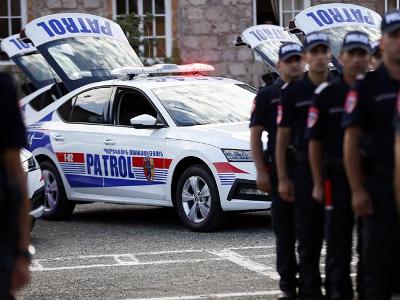 Patrol officers commence their duty in Yerevan
