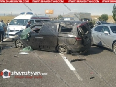 Ավտովթար Երևան-Սևան ավտոճանապարհին. մեկ անձ մահացել է, 4–ը՝ տեղափոխվել հիվանդանոց
