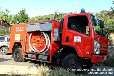Փրկարարները Վաղարշյան փողոցում էլեկտրոնիկայի խանութ-սրահից մոտ 10 տոննա ջուր են հեռացրել