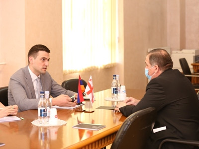 Armenia acting deputy minister receives Georgia Ambassador, discusses transport-related issues