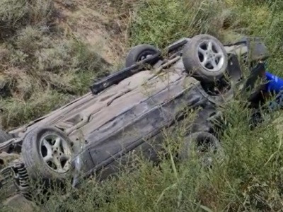 Երասխ-Երևան ճանապարհին «Մերսեդեսը» շրջվել է. կա զոհ և վիրավորներ. ՔԿ