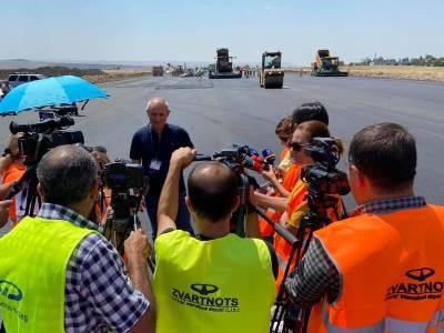 «Շիրակ» օդանավակայանում կառուցվում է նոր ժամանման սրահ, իրականացվում է վազքուղու ամբողջական նորոգում
