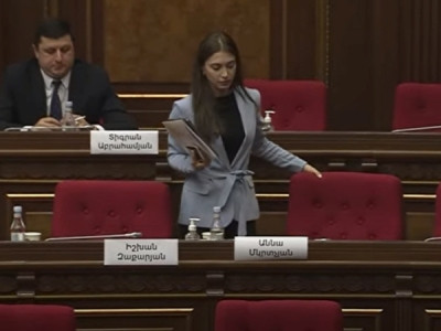 Armenia legislature speaker tells opposition MP to leave sessions’ hall