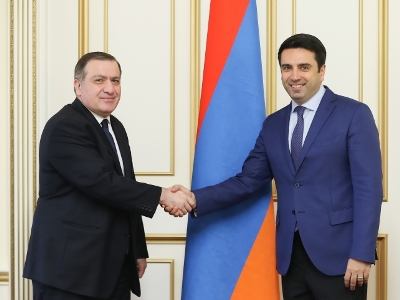 Աժ նախագահը հրաժեշտի հանդիպում է ունեցել Հայաստանում Վրաստանի դեսպանի հետ