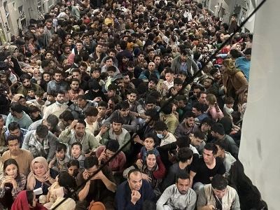 US plane transports 640 Afghans from Kabul airport to Qatar