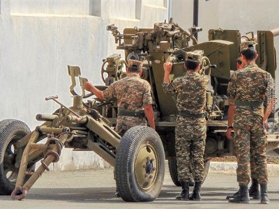 Armenia military unit is brought to high level of combat-readiness