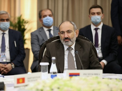Armenia PM attends Eurasian Intergovernmental Council meeting in narrow format (PHOTOS)