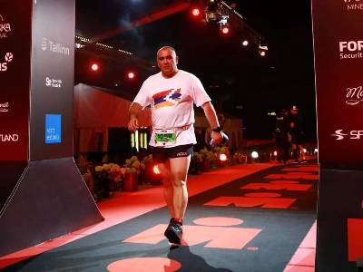Yerevan judge wears T-shirt with Artsakh flag during international competition