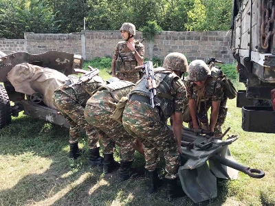 3-րդ զորամիավորման զորամասերից մեկում հայտարարվել է ուսումնական տագնապ (ֆոտո)