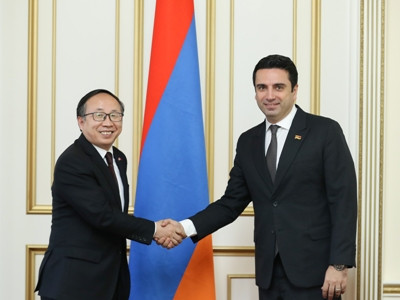 Armenia parliament speaker, China ambassador discuss cooperation