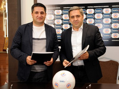 Team Telecom Armenia–ն՝ ֆուտբոլի ազգային հավաքականի գործընկեր (ֆոտո)