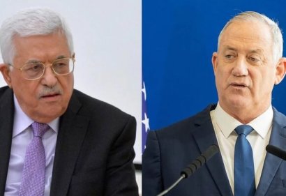 Israeli Defense Minister meets with the President of Palestine