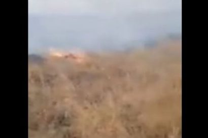 Ombudsman: Azerbaijanis burned section of road from Norabak village to Azat
