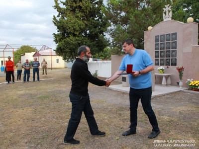 Karabakh President visits Berdashen, Ashan villages of Martuni region