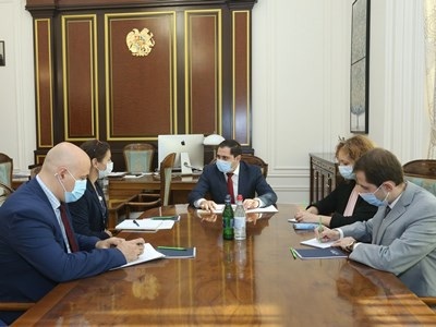 Armenia Deputy PM receives EBRD Regional Director for Caucasus