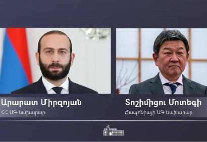 Armenia FM receives Japan Ambassador