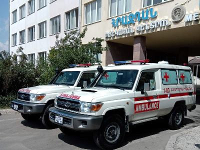 Հրազդանի ԲԿ-ի շտապօգնության պարկը համալրվել է երկու նոր ամենագնաց մեքենաներով