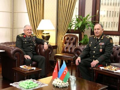 Turkey, Azerbaijan army chiefs hold talks in Ankara