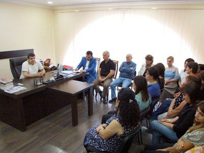 Karabakh President meets with journalists and editors of country's Free Artsakh newspaper