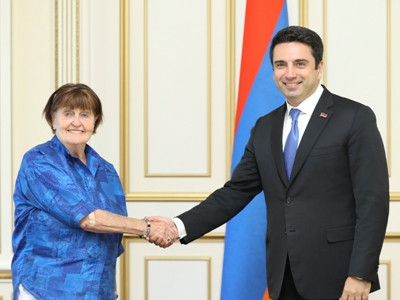Armenian parliamentary speaker to Baroness Caroline Cox: You are widely recognized and loved in Armenia
