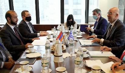 FMs discuss rich agenda of Armenia-Greece relations