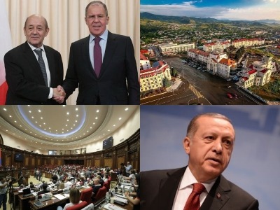 Digest: Russian and French FMs discuss Karabakh situation, more on COVID-19 situation in Armenia