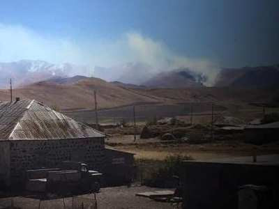 Armenia ombudsman: Azerbaijan soldiers setting fire near Gegharkunik Province villages