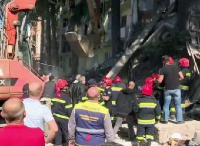 Residential building collapses in Georgia’s Batumi
