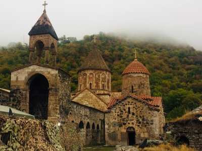 Armenian priest continues his religious service at Dadivank Monastery of Artsakh (PHOTOS)