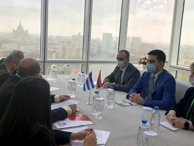Բադասյանը Միջազգային մաքսային ֆորումի շրջանակում հանդիպել է Կուբայի մաքսային ծառայության գլխավոր տնօրենի հետ