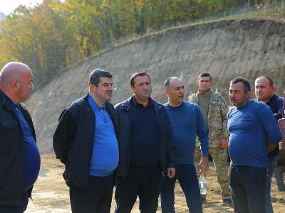 Արցախի նախագահը ծանոթացել է տեղահանված ընտանիքների համար կառուցվող շենքերի շինարարական աշխատանքներին