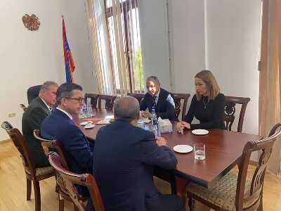Opposition 'Armenia' faction leader meets with German MP of European Parliament