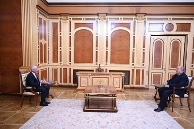 Armenia President meets with outgoing UN Resident Coordinator