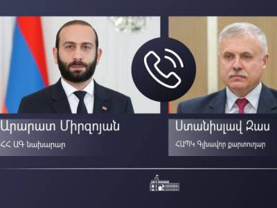 Mirzoyan, Zas discuss CSTO's possible actions to stabilize situation on Armenia-Azerbaijan border, if necessary