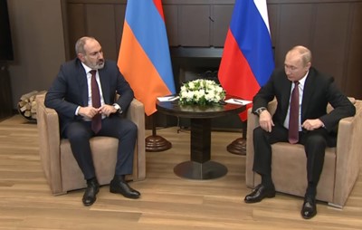Meeting of Vladimir Putin and Nikol Pashinyan kicks off