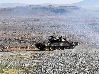 Armenia armed forces conduct battalion tactical exercises