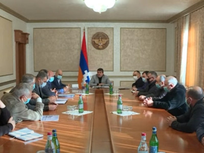 Artsakh President meets with relatives of soldiers who died in 44-day war last fall