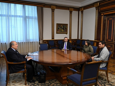 Արմեն Սարգսյանն ընդունել է «5165 շարժման» անդամներ Կարին Տոնոյանին և Մենուա Սողոմոնյանին