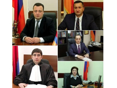 HelpCourt-ը հրապարակել է 5 ամենաբարձր վարկանիշ ունեցող դատավորների անունները